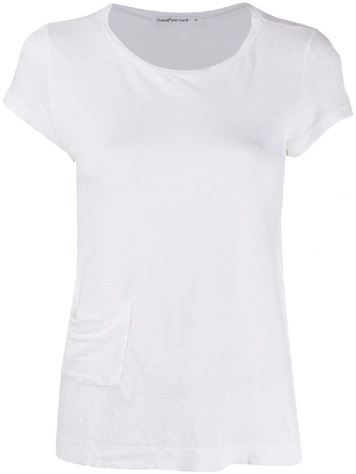 Transit Gathered Back Boxy T-shirt In White