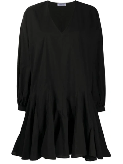 Anine Bing Peyton Flared Dress In Black