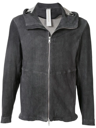 Giorgio Brato Washed Effect Jacket In Grey
