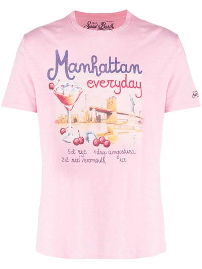 Mc2 Saint Barth Skylar T-shirt Manhattan Drink - Pink