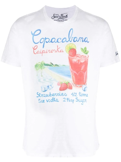 Mc2 Saint Barth Skylar T-shirt Copacabana In Bianco
