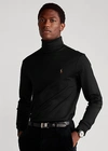 Polo Ralph Lauren Soft Cotton Turtleneck In Polo Black