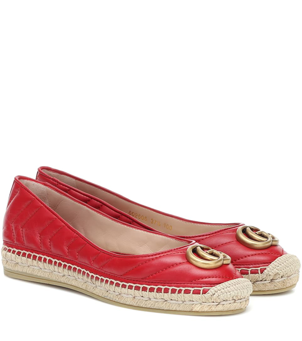 gucci red espadrilles