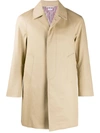 Thom Browne Raglan-sleeve Bal Collar Chesterfield Overcoat In Brown