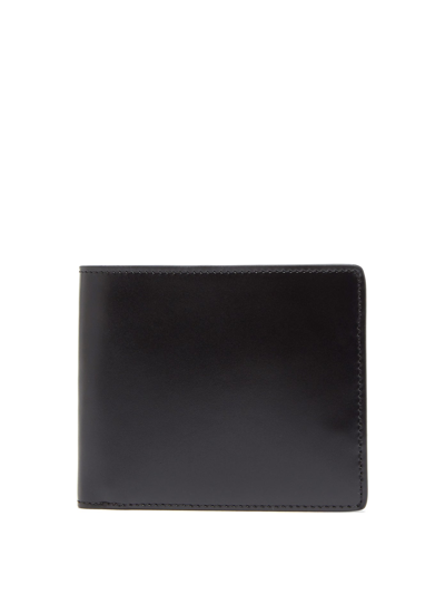 Maison Margiela Four-stitch Leather Bi-fold Wallet In Black