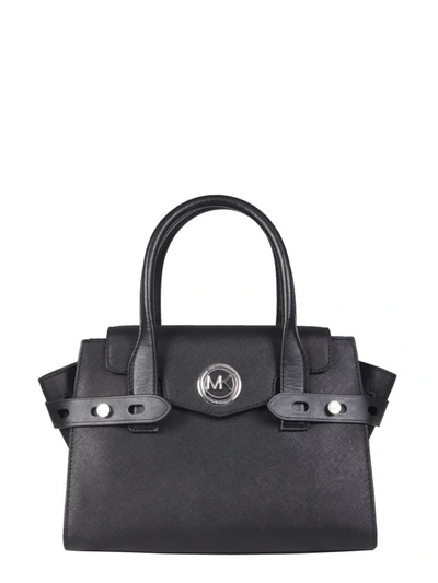 Michael Michael Kors Carmen Handbag In Nero