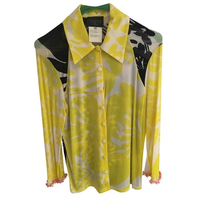 Pre-owned Christian Lacroix Yellow  Top