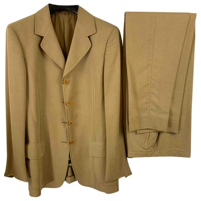 Pre-owned Burberry Suit Jacket In Beige