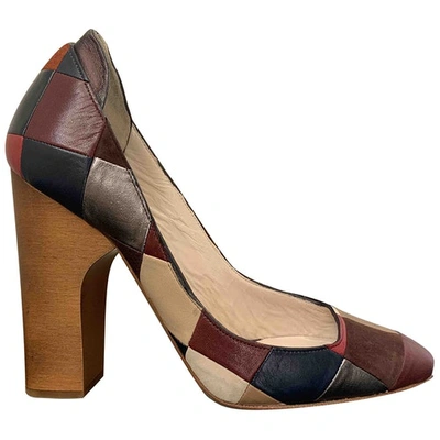 Pre-owned Chloé Leather Heels In Multicolour