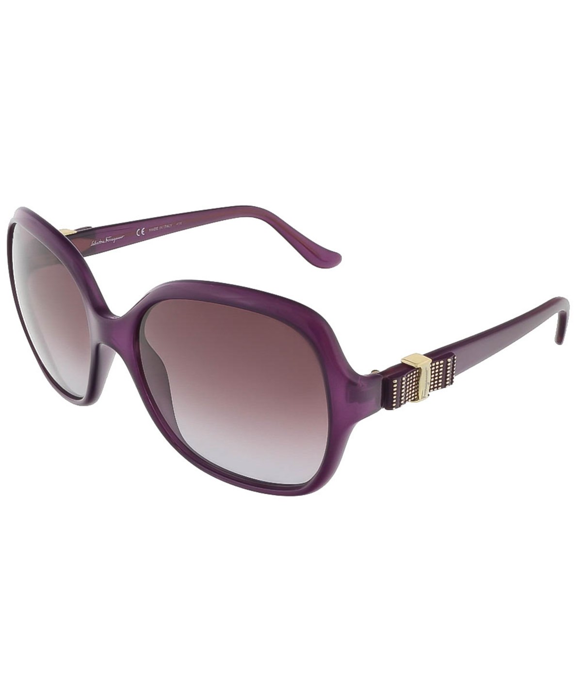 Salvatore Ferragamo Sf761s 513 Purple Oversized Square Sunglasses ...