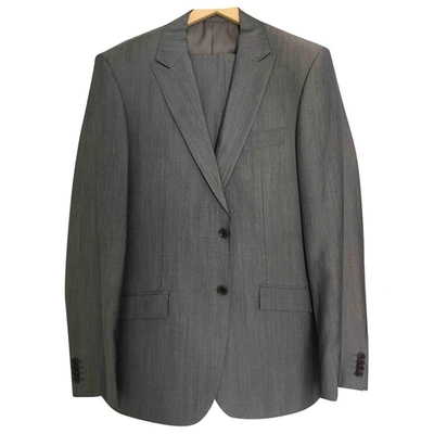 Pre-owned Mugler Grey Wool Suits