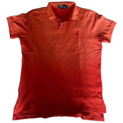 Pre-owned Polo Ralph Lauren Polo Shirt In Orange