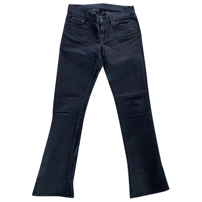 Pre-owned Ralph Lauren Black Cotton - Elasthane Jeans