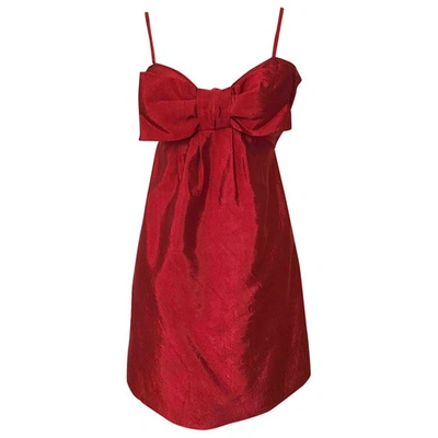 Pre-owned Moschino Cheap And Chic Mini Dress In Red