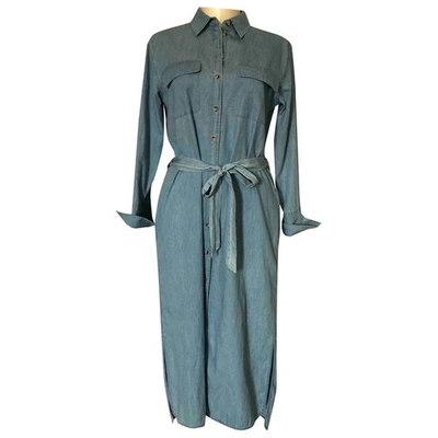 Pre-owned Equipment Blue Denim - Jeans Dress