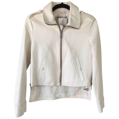 Pre-owned Aalto White Leather Jacket
