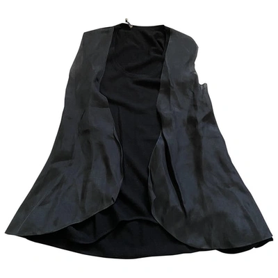 Pre-owned Balenciaga Wool Waistcoat In Black