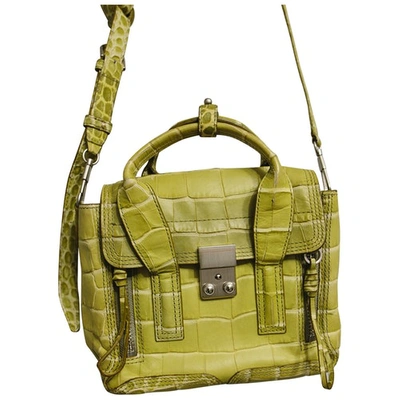 Pre-owned 3.1 Phillip Lim / フィリップ リム Pashli Leather Satchel In Green
