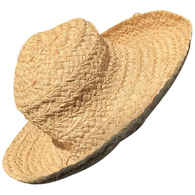 Pre-owned Helen Kaminski Beige Wicker Hat