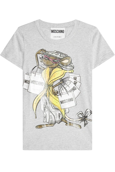 Moschino Regular Fit T-shirt In Grigio