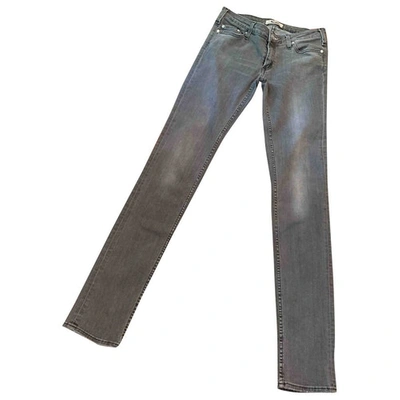 Pre-owned Acne Studios Slim Jeans In Anthracite