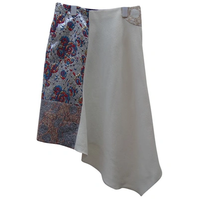 Pre-owned Stella Mccartney Wool Mid-length Skirt In Multicolour