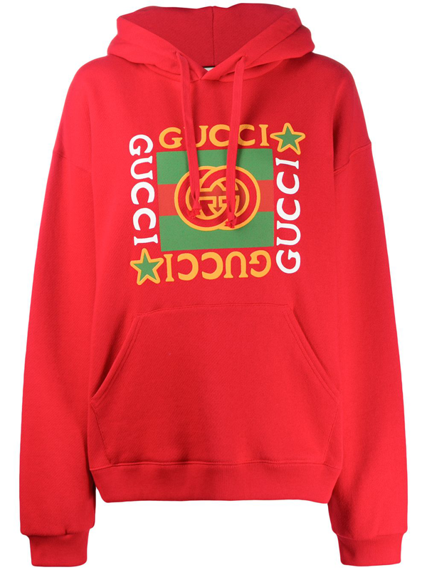 gucci hoodie red