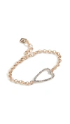 Dannijo Marcel Crystal-embellished Bracelet In Gold
