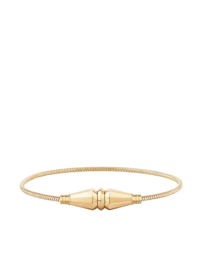 Boucheron Jack De  18k Yellow Gold Single-wrap Cable Bracelet