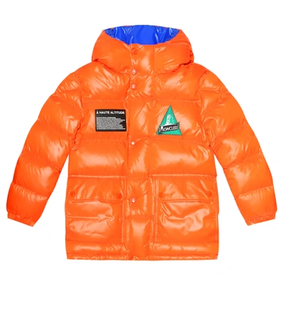 Moncler Kids Ubaye Jacket (8-10 Years) In Orange