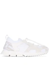 Dolce & Gabbana White Sorrento Sneakers In White,grey,beige