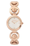 Versus Peking Road Bracelet Watch, 28mm In Rose Gold/ White/ Rose Gold