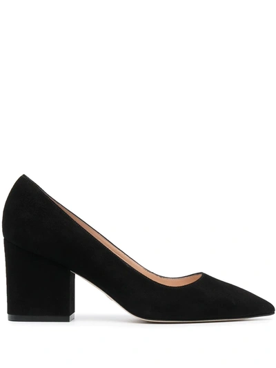 Stuart Weitzman Lynley Pointed Toe Pump In Black