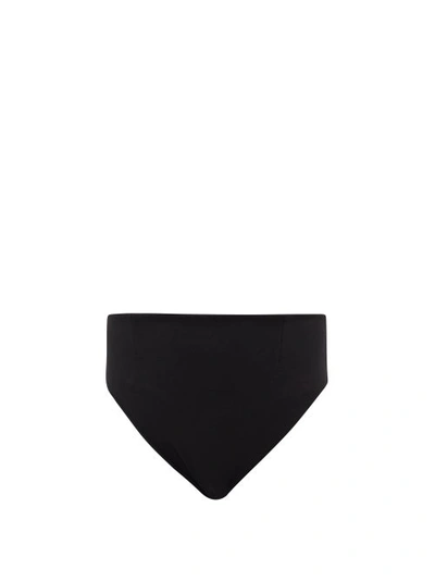 Haight Women's Stretch-crepe High-rise Bikini Briefs In Black
