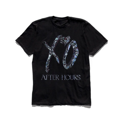 Pre-owned The Weeknd  Xo Logo After Hours Trip Tee Black