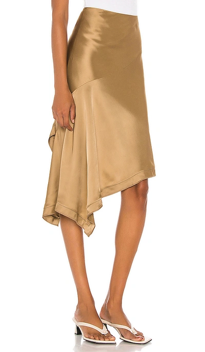 Helmut Lang Asymmetrical Slip Skirt In Trench