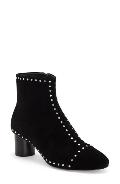 Rebecca Minkoff Amaira Studded Bootie In Black Suede