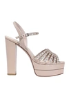 Valentino Garavani Sandals In Beige