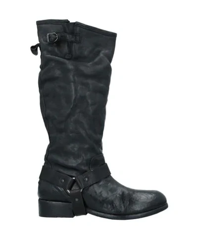 Le Ruemarcel Knee Boots In Black