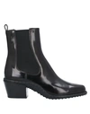 Tod's Ankle Boots In Black