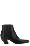 Golden Goose Sunset Leather Ankle Boots In Black