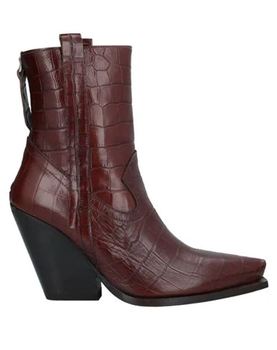 Poesie Veneziane Ankle Boots In Brown