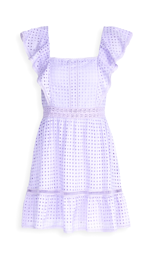 alice and olivia lavender dress