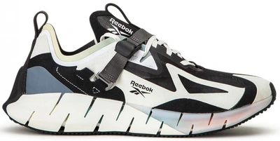 Pre-owned Reebok  Zig Kinetica Concept Type 1 White In White/black-lunar Blue
