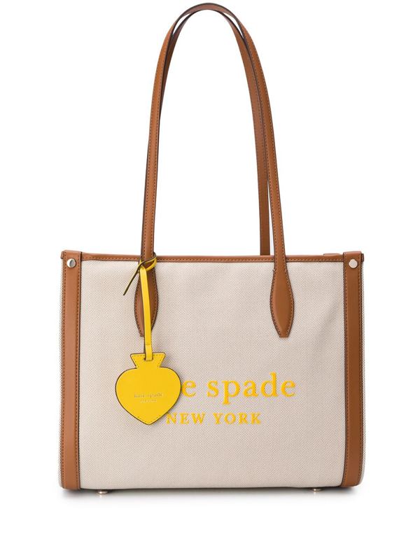 Kate Spade Market Medium Canvas Tote In Neutrals ModeSens