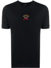 Paul & Shark Logo Embroidered T-shirt In Black