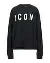 Dsquared2 Sweatshirts In Black