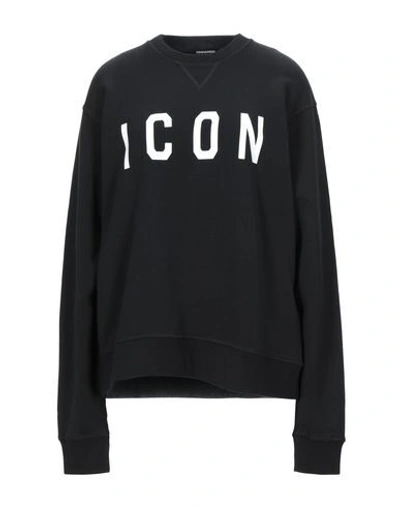 Dsquared2 Sweatshirts In Black