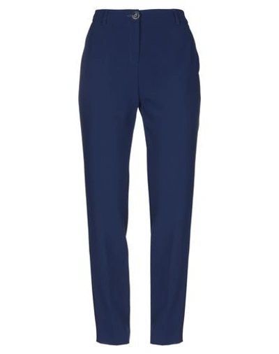 Boutique Moschino Casual Pants In Dark Blue