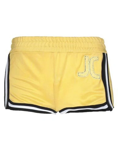 Just Cavalli Shorts In Yellow